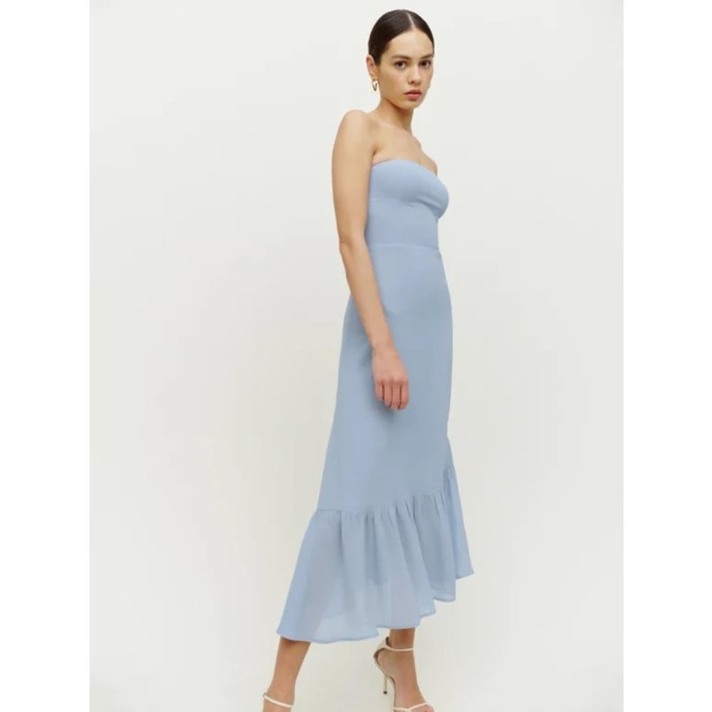 LAST ONE!! Reformation Arta Dress in Mineral - Picture 4 of 11